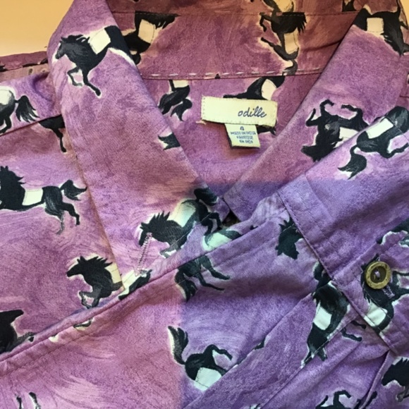 Anthropologie Odille Tarpan Button-Down Shirt - Picture 7 of 7